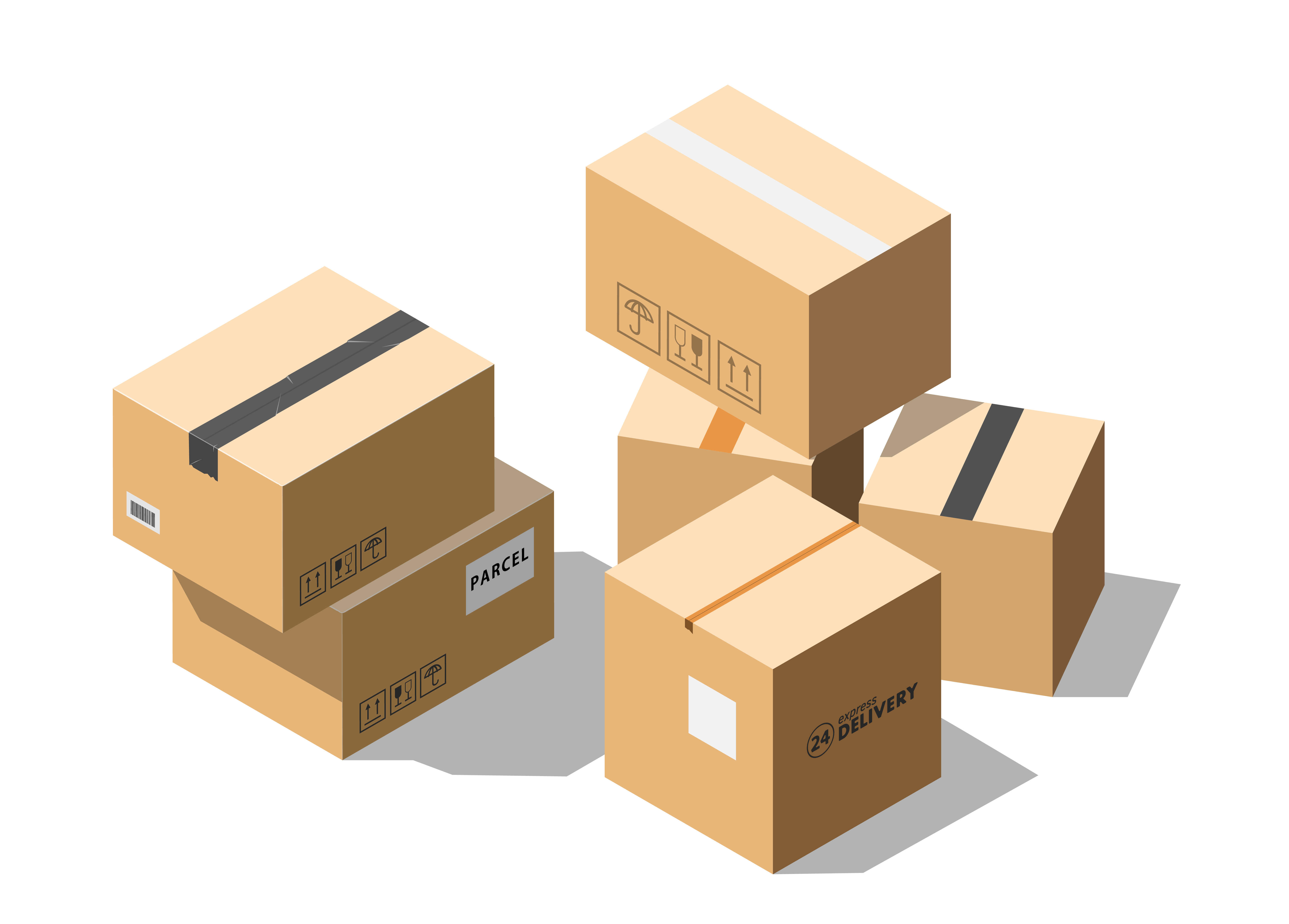 Shipping boxes